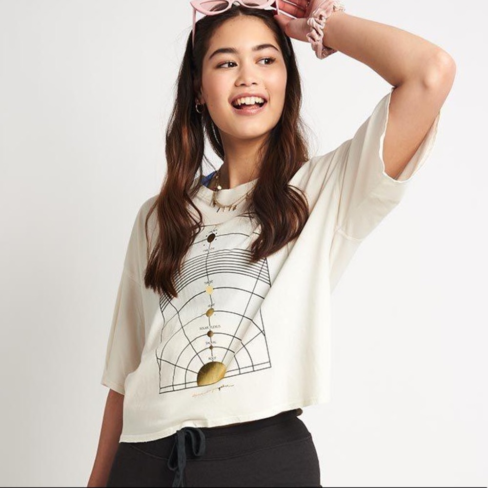 SPIRITUAL GANGSTER CHAKRAS ICON BOYFRIEND TSHIRT - Picture 2 of 5